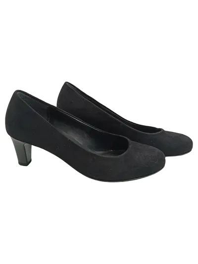 Gabor Soft & Smart Damen Pumps Wildleder Klassisch Schwarz Gr. 36,5 Absatz 5cm
