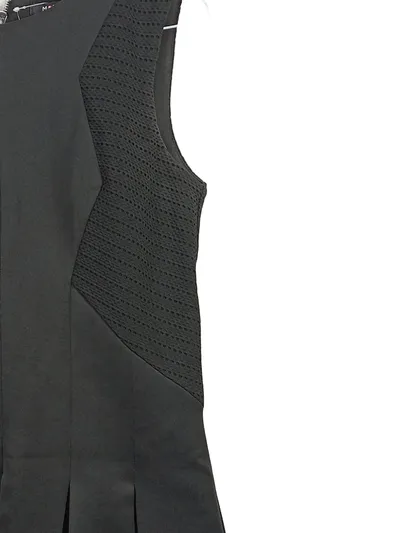 Morgan Damen Businesskleid Gr. 36/S Schwarz Plissee Elegant