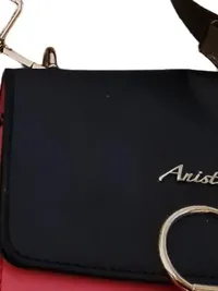 Ariston Umhängetasche Damen Klein Crossbody Magnetverschluss Metallic 3