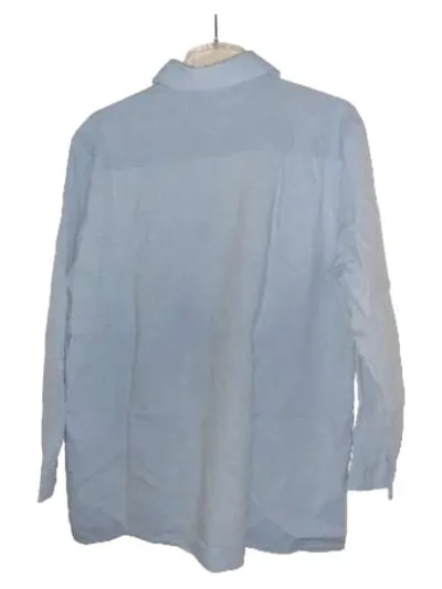 Landhaus C&A Trachtenbluse Damen Gr. 38 Hellblau Entenmotiv Stickerei