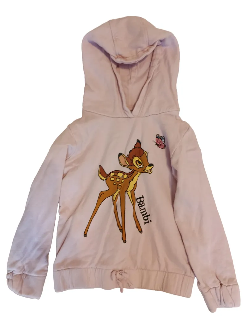 Disney Classics Bambi Kapuzenpullover Mädchen Gr. 110/116 Rosa 3