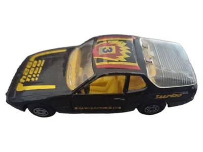 Corgi Porsche 924 Turbo Spielzeugauto Metall Schwarz 11.5cm