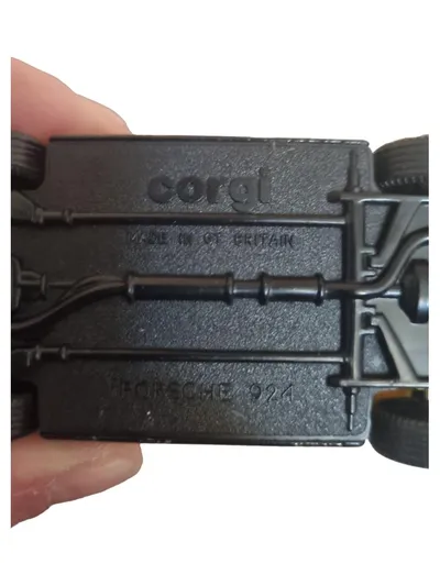Corgi Porsche 924 Turbo Spielzeugauto Metall Schwarz 11.5cm