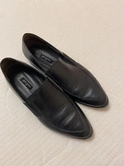 Paul Green Loafer Slipper Damen Leder Klassisch Schwarz Gr. 38 Business