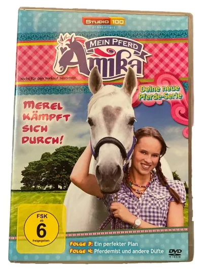 Mein Pferd Amika DVD Folge 3+4 Studio 100 Pferde-Serie Kinder