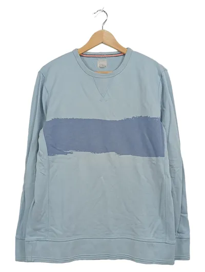 Boden Herren Pullover Sweatshirt Gr. M Blau Baumwolle Langarm Casual