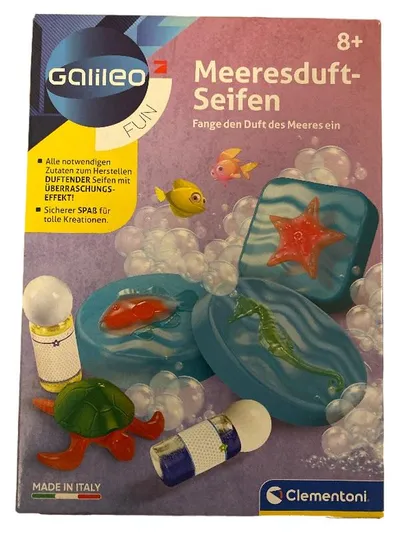 Clementoni Galileo Fun Meeresduft-Seifen Bastelset Kinder ab 8 Jahre NEU