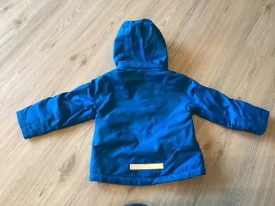Furlano Kinder Outdoorjacke Gr. 86 Blau Kapuze Winterjacke
