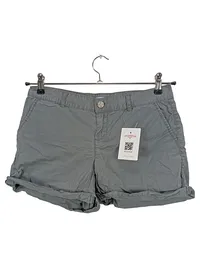 Camaïeu Damen Chino Shorts Gr. 36 Grau Baumwolle Freizeit Hose 1