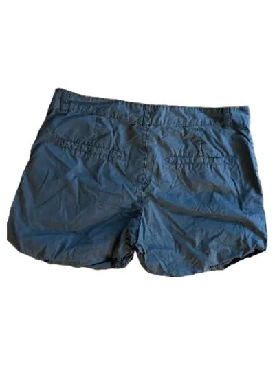Camaïeu Damen Chino Shorts Gr. 36 Grau Baumwolle Freizeit Hose