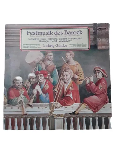 Festmusik des Barock Ludwig Güttler Vinyl LP Capriccio Kammerorchester Berlin