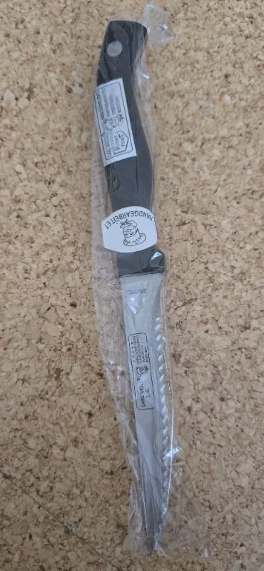 Carl Weill Küchenmesser Handgearbeitet Rostfrei 22 cm Schwarz