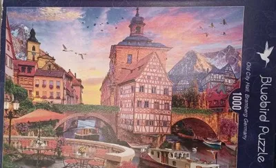 Bluebird Puzzle 1000 Teile Altes Rathaus Bamberg Fachwerk Architektur