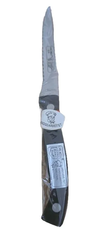 Carl Weill Küchenmesser Wellenschliff Rostfrei Handgearbeitet 22cm