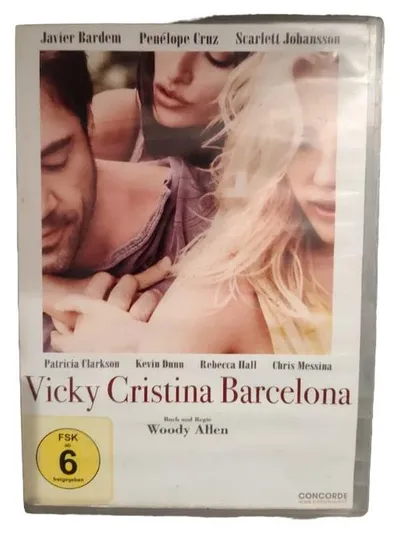 Vicky Cristina Barcelona DVD Woody Allen Javier Bardem Penélope Cruz