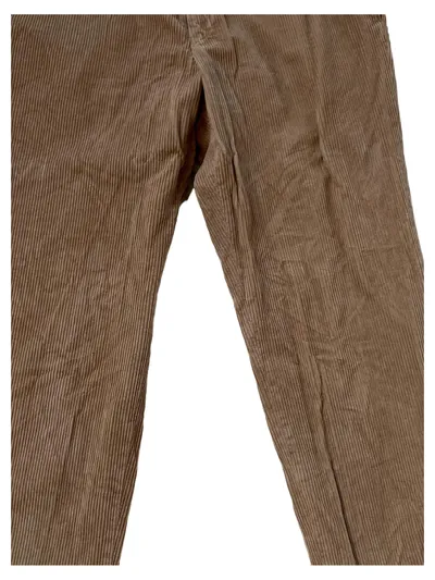 Hiltl Cordhose Herren Beige Klassisch Uni Baumwolle Gr. 52 XL W36