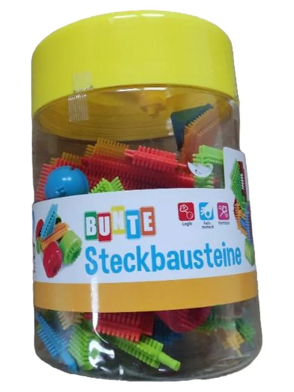 Besttoy Steckbausteine Bausteine Set Kinder Spielzeug Mehrfarbig Kunststoff 1