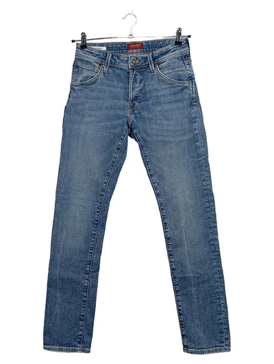 JACK & JONES Glenn Herren Jeans Regular Fit W28/L32 Blau Denim