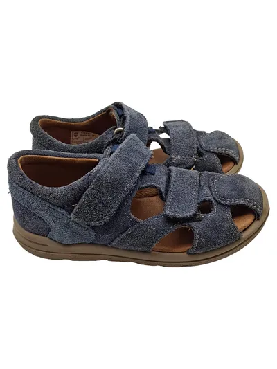 PEPINO by Ricosta Sandalen Kinder Jungen Gr. 25 Blau Wildleder Klettverschluss