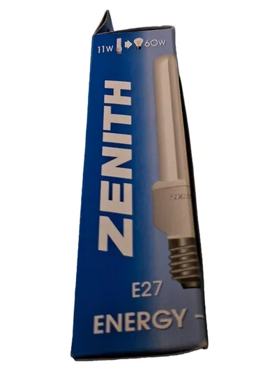 Zenith Energy Leuchtmittel E27 11W Energiesparlampe Weiß