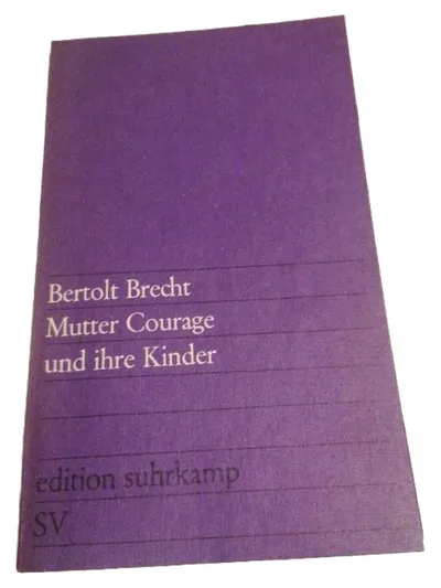 Bertolt Brecht Mutter Courage und ihre Kinder Suhrkamp Taschenbuch Theater