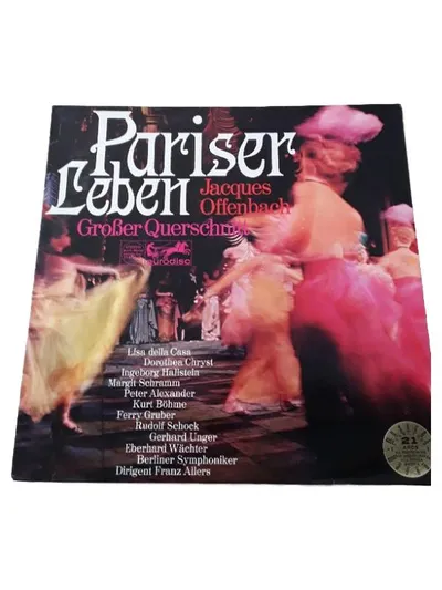 Jacques Offenbach Pariser Leben LP Vinyl Klassik Eurodisc Operette