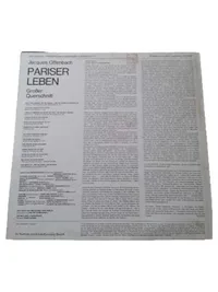Jacques Offenbach Pariser Leben LP Vinyl Klassik Eurodisc Operette 2