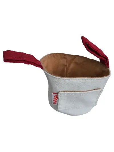 HABA Spielzeug Aufbewahrungsbox Kinder Baumwolle Uni Weiß 8cm