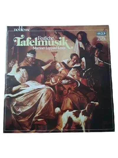 Festliche Tafelmusik Marriner Leppard Lewis 2LP Vinyl Decca Klassik