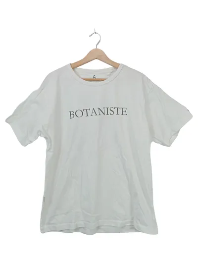 COLOURS & SONS T-Shirt Botaniste Herren Gr. L Weiß Relaxed Fit