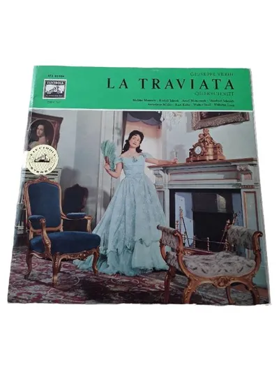 Electrola La Traviata Giuseppe Verdi Querschnitt Vinyl LP Oper Klassik