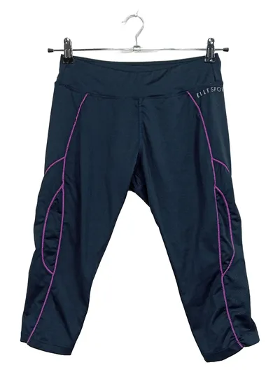 Elle Sport Damen Capri Leggings Sporthose Blau Lila M 38 Fitness