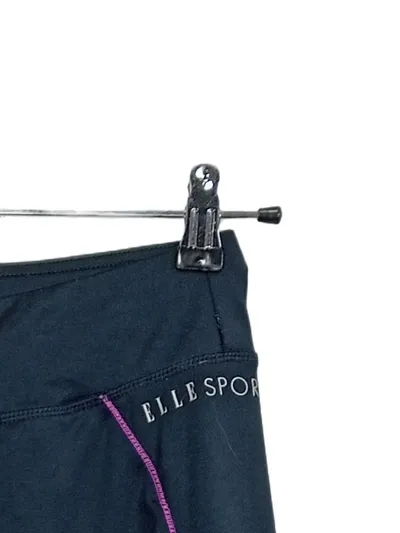 Elle Sport Damen Capri Leggings Sporthose Blau Lila M 38 Fitness