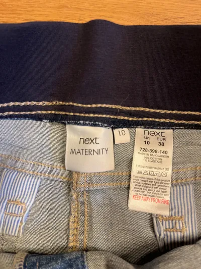 NEXT Maternity Umstandsrock Jeansrock Denim Gr. 38/M Stretch