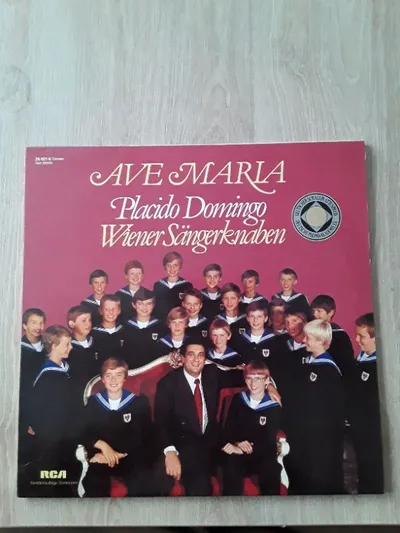 Ave Maria - Placido Domingo Wiener Sängerknaben Vinyl LP RCA