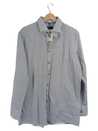 CASAMODA Herren Business Hemd Modern Fit Gr. XL/43 Grau Langarm 1