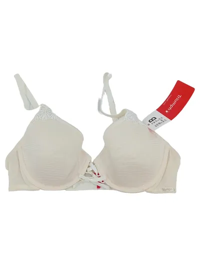 Triumph Damen BH 75B Beige Spitze Push-Up Bügel NEU mit Etikett