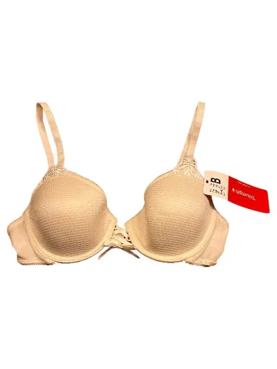 Triumph Damen BH 75B Beige Spitze Push-Up Bügel NEU mit Etikett