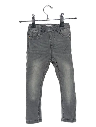 NAME IT Kinder Jeans Hose Gr. 98 Grau Stretch Unisex