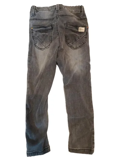 NAME IT Kinder Jeans Hose Gr. 98 Grau Stretch Unisex