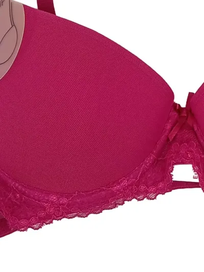 Triumph Damen Push-Up BH Pink 70A Spitze Feminin Neu mit Etikett