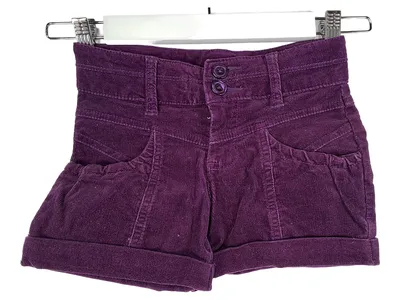 OKAY Mädchen Cord Shorts Lila Gr. 122 Kinder Kurze Hose Sommer