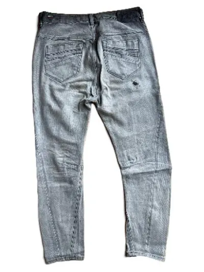Diesel Destroyed Jeans Damen W25/L32 Grau Used Look Streetwear