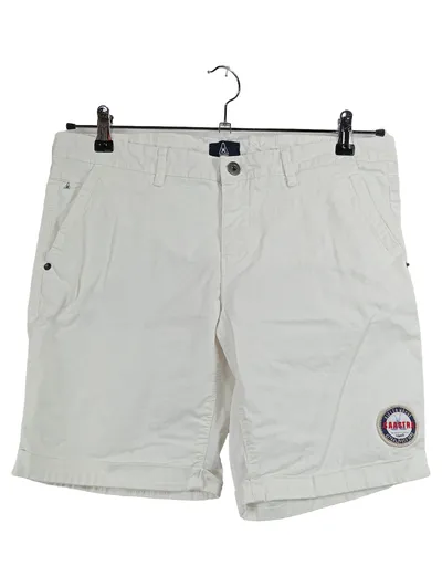 Gaastra Shorts Herren W30 Weiß Baumwolle Bermuda Sommer Maritim