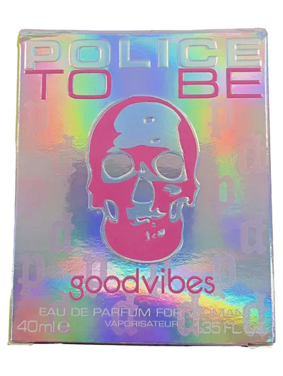 Police To Be Goodvibes Eau de Parfum Damen 40ml EDP Spray Totenkopf Pink