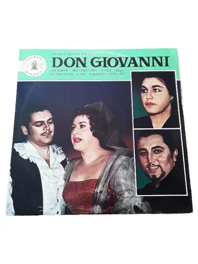 Mozart Don Giovanni LP Vinyl Grümmer Wunderlich Prey Koth Odeon Klassik