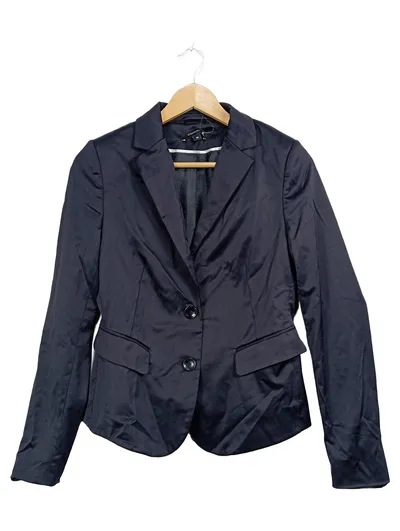 Comma Damen Blazer Gr. 36/S Dunkelblau Business Sakko Jacke