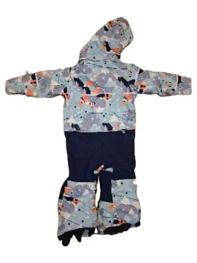 Burton Kinder Schneeanzug Overall Gr. 92 Blau Tiermotiv Skianzug