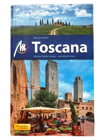 Toscana Reiseführer Michael Müller Verlag inkl. Karte 1:250.000 Italien
