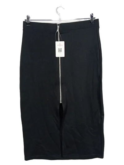 pageone Bleistiftrock Damen Elegant Business Schwarz Gr. L 80cm